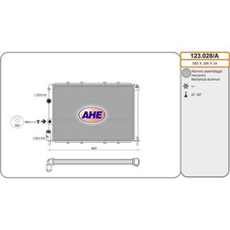 [123.028/A] Radiateur d'eau (refroidissement du moteur)